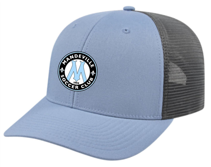 TCS MSC Flexfit Premium Trucker Hat MSC Spiritwear Allure/Graphite Full Color Patch - Third Coast Soccer