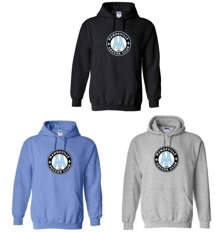 MSC Hooded Sweatshirt - Black, Grey or Light Blue MSC Spiritwear   - Third Coast Soccer