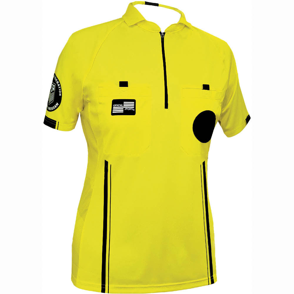 Official Sports USSF Womens Pro Jersey - Yellow Referee Womens X-Small Yellow - Third Coast Soccer