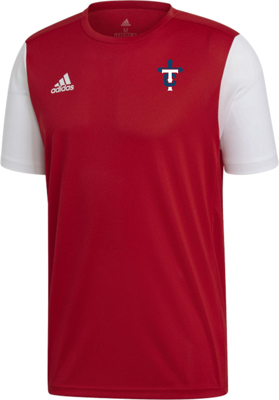 adidas Teurlings Estro Practice Jersey - Red TCHS 23 Power Red/White Mens Small - Third Coast Soccer