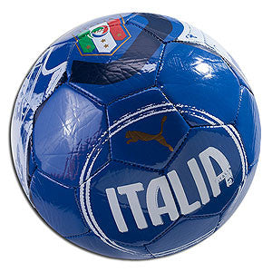 Puma Italy Figc Fan Mini Ball Balls Team Power Blue/Navy/White 1 - Third Coast Soccer