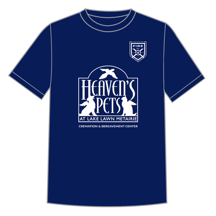 Youth Fire Ignite Max Practice Tee Louisiana Fire Academy Navy Youth X-Small - Third Coast Soccer