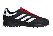 adidas Junior Goletto VI Turf - Black/White/Scarlet Youth Footwear Black/White/Scarlet Youth 10 - Third Coast Soccer