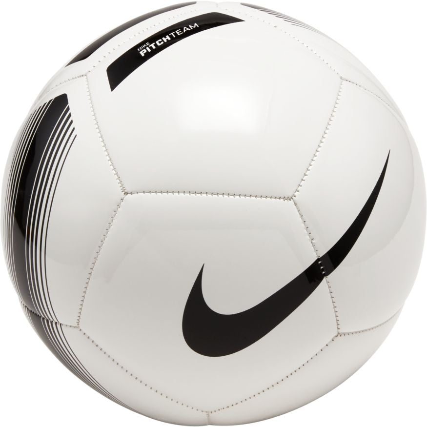Nike Pitch Team Ball - White/Black Balls White/Black 5 - Third Coast Soccer