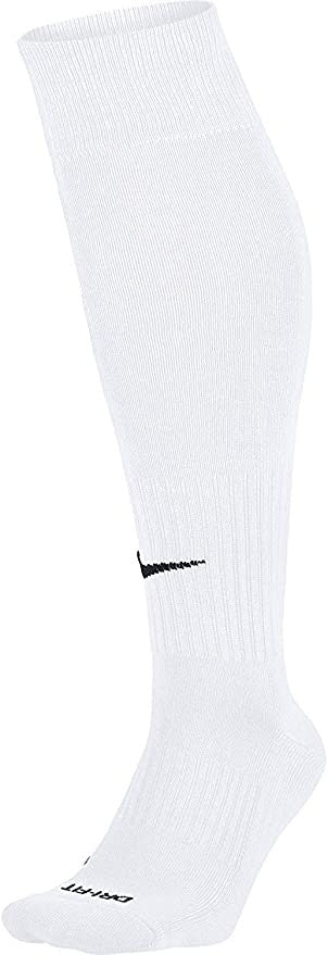 Nike Barbe Classic II Sock Barbe High School White Small (1Y-4Y) - Third Coast Soccer