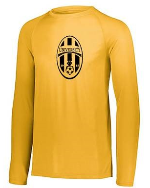 University LS Training Jersey University Gold Mens Small - Third Coast Soccer