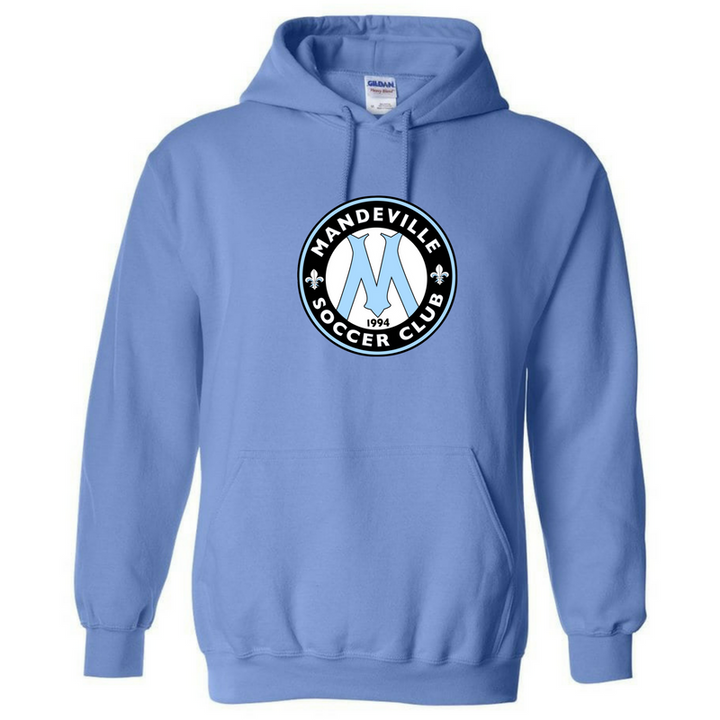 MSC Hooded Sweatshirt - Black, Grey or Light Blue MSC Spiritwear SMALL CAROLINA BLUE - Third Coast Soccer