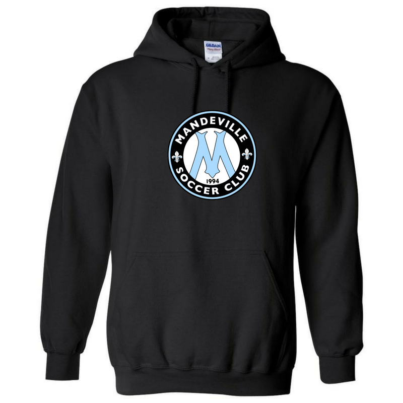MSC Hooded Sweatshirt - Black, Grey or Light Blue MSC Spiritwear SMALL BLACK - Third Coast Soccer