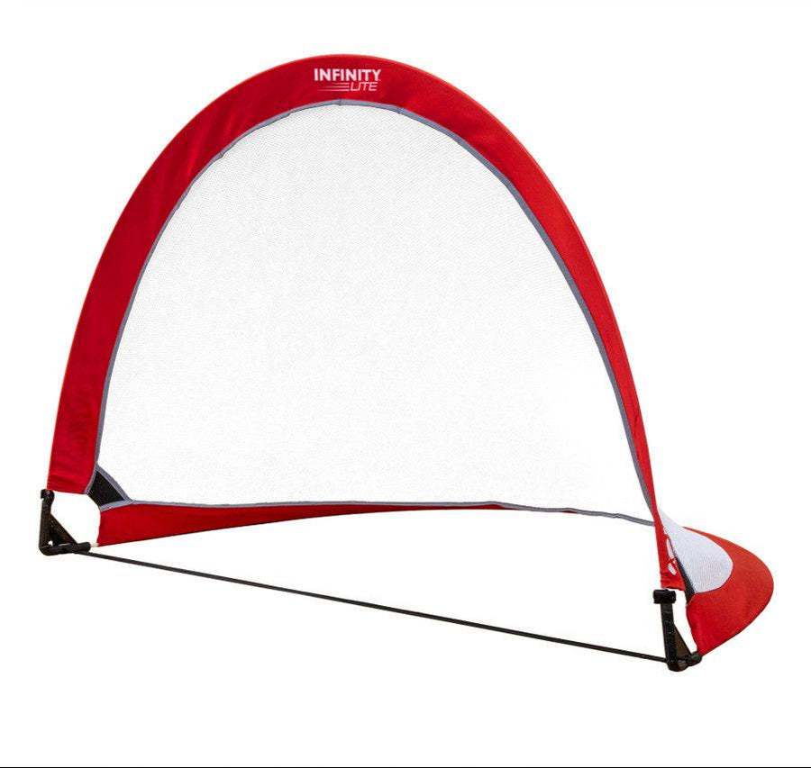 KwikGoal Infinity Lite Pop-up Goal 4' - Red Goals Set Red - Third Coast Soccer