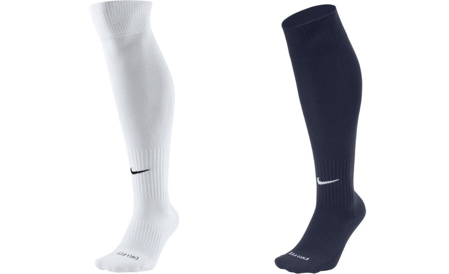 Nike Archbishop Hannan Classic II Sock - Navy and White Hannan Girls 25 - Third Coast Soccer
